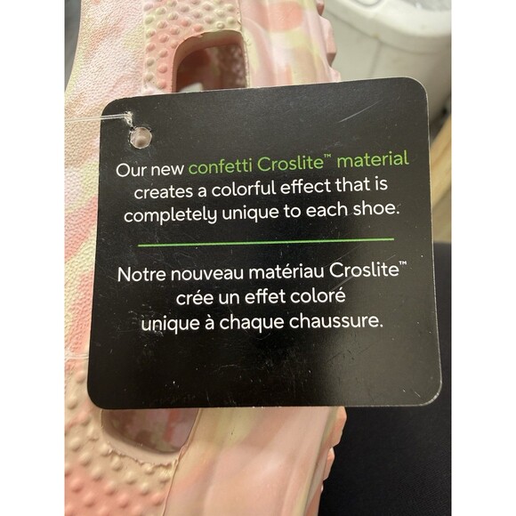 Crocs Classic Confetti Clog Men\'s Pink Camouflage Size 13 212462-7AJ main image 9
